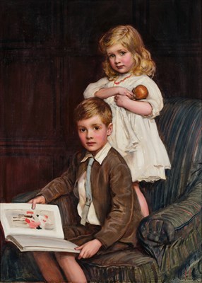 Lot 1068 - Ralph Peacock (1868-1946) Portrait of Philip...