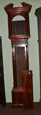 Lot 444 - A mahogany longcase clock case