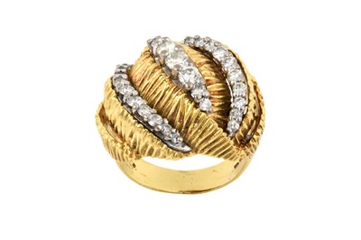Lot 2285 - An 18 Carat Gold Diamond Ring, by Ben...