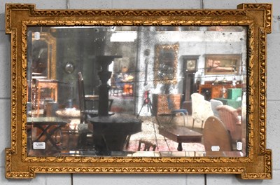 Lot 1286 - A Rectangular Wall Mirror, in Kent type gilt...