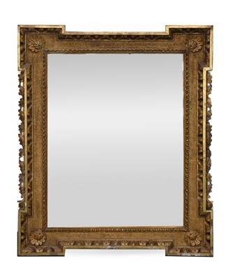 Lot 600 - A 19th Century Carved Giltwood Mirror, in the...