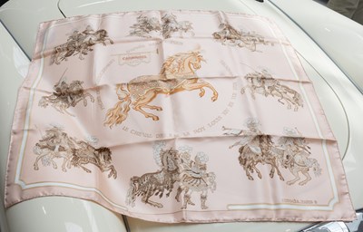 Lot 1084 - Hermès Silk Scarf Carrousel Designed by...