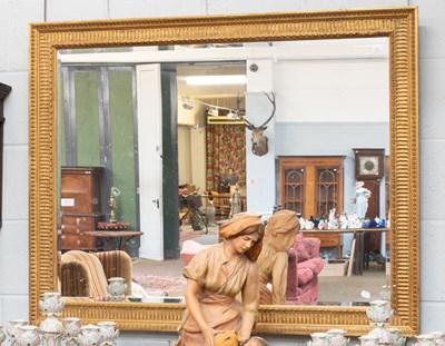 Lot 1311 - A Gilt-Framed Mirror, 113cm by 90cm