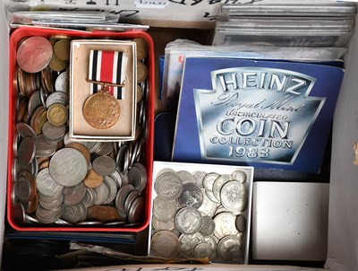 Lot 198 - Mixed British and World Coins, to include,...