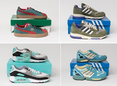 Lot 1098 - Four Pairs of Assorted Modern Trainers...