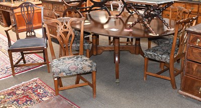 Lot 1301 - A Regency Style Mahogany Extending Dining...