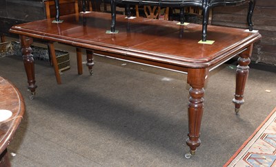 Lot 1297 - A Victorian Mahogany Extending Dining Table,...
