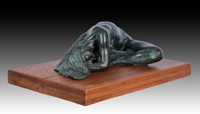 Lot 137 - Felipe Castañeda (b.1933) Mexican Resting nude...