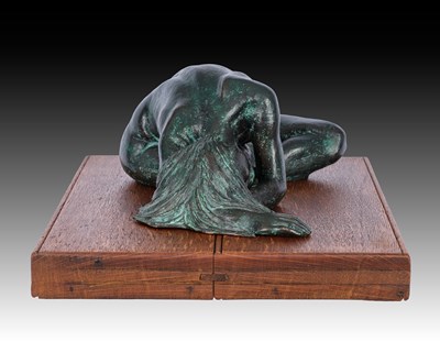 Lot 137 - Felipe Castañeda (b.1933) Mexican Resting nude...