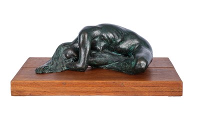 Lot 137 - Felipe Castañeda (b.1933) Mexican Resting nude...