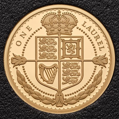 Lot 326 - Tristan Da Cunha, Gold Proof Laurel 2020,...