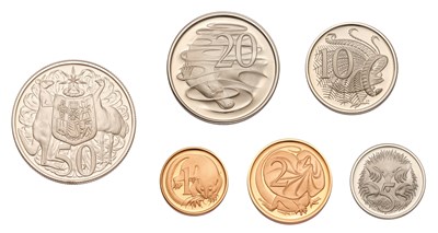Lot 390 - Australia, Proof Set 1966, 6 coin set...