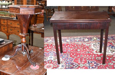 Lot 1308 - An Early Victorian Rosewood Work Table, of...