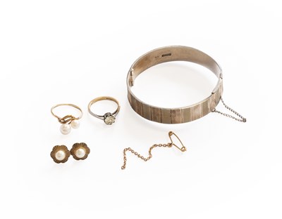 Lot 383 - A Small Quantity of Jewellery, including a...