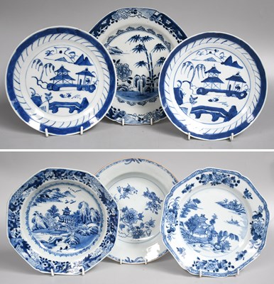 Lot 308 - Four Chinese Porcelain Plates Qianlong,...