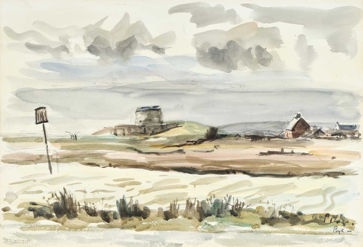 Lot 45 - Paul Maze (1887-1979) French “Rye” Signed,...