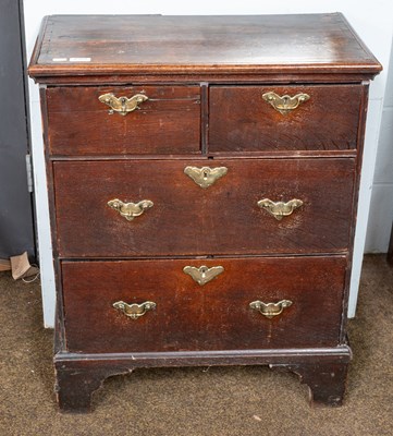 Lot 1359 - A 18th Century Three Height Chest, of small...