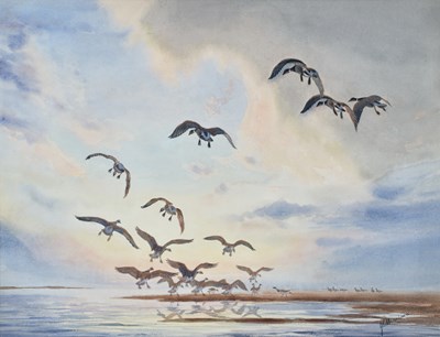 Lot 1031 - John Cyril Harrison (1898-1985) "Brent Geese...