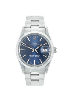 Lot 2332 - Rolex: A Stainless Steel Automatic Calendar...