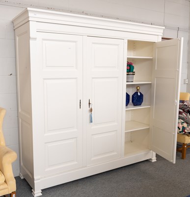 Lot 1422 - "And So To Bed" A Modern Painted Panelled...