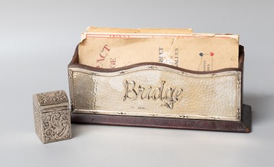 Lot 40 - An Edward VII Silver-Mounted Leather...