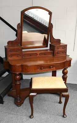Lot 470 - A Victorian Mahogany Duchess Dressing Table,...