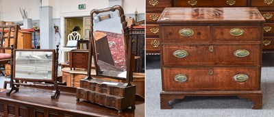 Lot 519 - A Small George III Crossbanded Mahogany Three...
