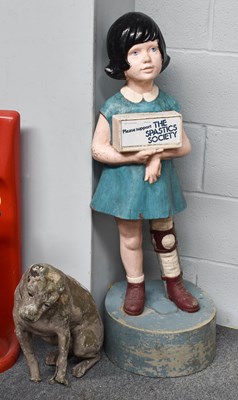 Lot 317 - A HMV Shop Advertising Model of a Seated Dog,...