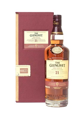 Lot 3130 - Glenlivet "Archive" 21 Year Old Single Malt...