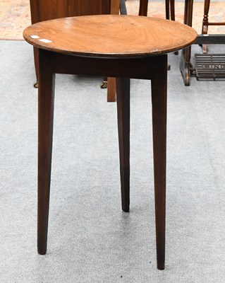 Lot 507 - A 19th Century Pine and Mahogany Cricket Table,...