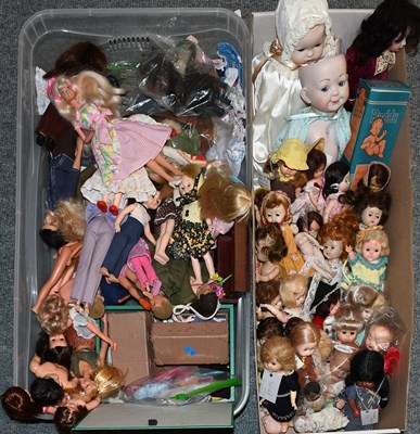 Lot 423 - 20th Century Small and Miniature Dolls...