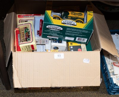 Lot 93 - Assorted Boxed Cars and Vehicles, including...
