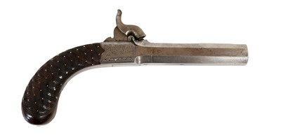 Lot 374 - A 19th Century Percussion Pocket Pistol by T &...