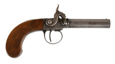 Lot 375 - A 19th Century Percussion Pocket Pistol by...