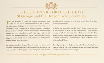 Lot 169 - Victoria, Sovereign 1900; very fine,...