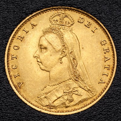 Lot 175 - Victoria, Half Sovereign 1887; good extremely...