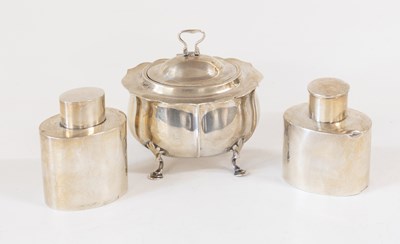 Lot 14 - A George V Silver Tea-Caddy, by John and...