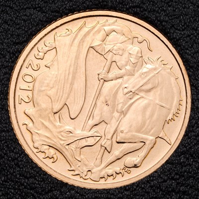 Lot 304 - Elizabeth II, Half Sovereign 2012, with...