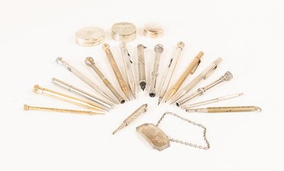 Lot 52 - Assorted Silver and Other Pens, variously...