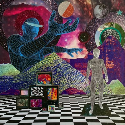 Lot 9 - SUBSPACER (Contemporary) "Mind" Handmade...