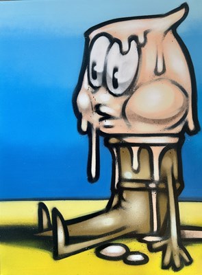 Lot 12 - SEPR (Contemporary) "I Scream" Aerosol on...