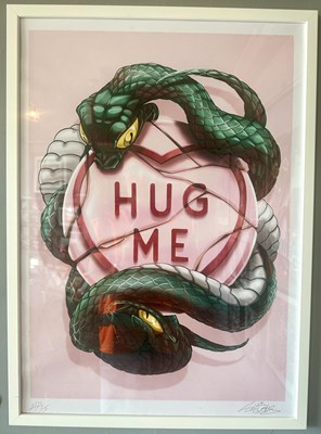 Lot 19 - SLEDONE 1 (Contemporary) "Hug Me" Print, 50cm...