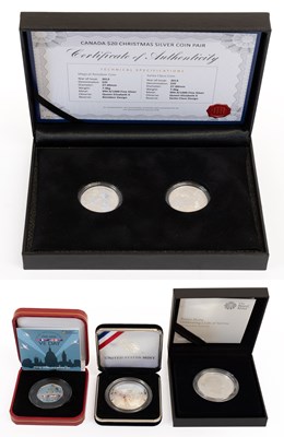 Lot 450 - Assorted British and World Silver Proof Coins,...