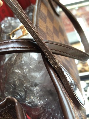 Lot 1047 - A Louis Vuitton Neverfull Damier Check Bag...
