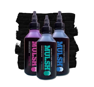 Lot 27 - Mulsh: Three Bottles of High Quality Paint...