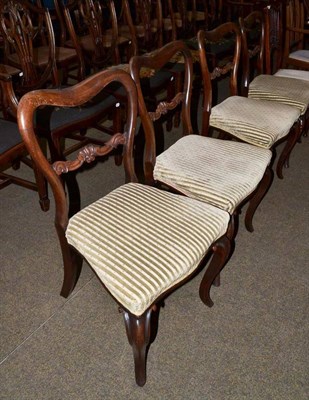 Lot 501 - Four Victorian dining chairs