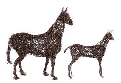 Lot 148 - Emma Stothard (Contemporary) Mare and Foal...