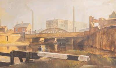 Lot 370 - John Lewis Chapman (b.1946) "Blackburn Locks"...