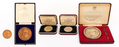 Lot 463 - Churchill Centenary Picture Medal 1974, a...