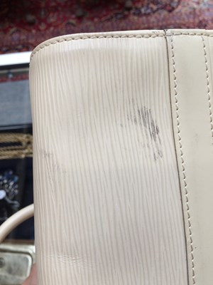 Lot 1031 - Louis Vuitton Cream Epi Leather Speedy Bag,...